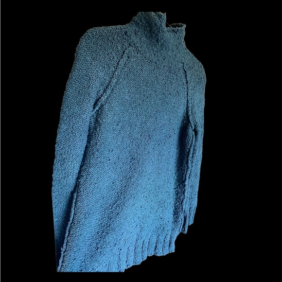 Moth by Anthropologie Knit Side Slit Turtleneck Sweater Size S - Picture 1 of 4